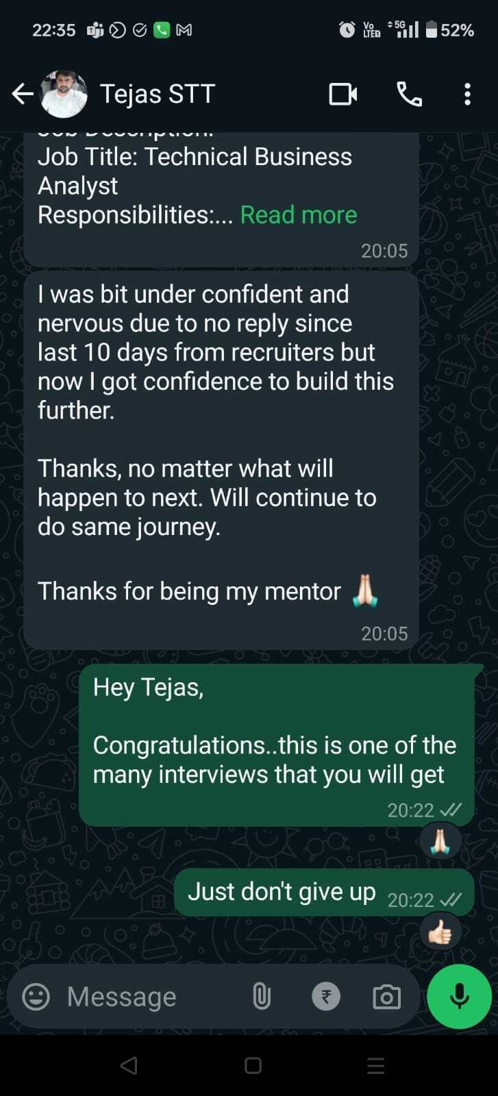 Tejas Success